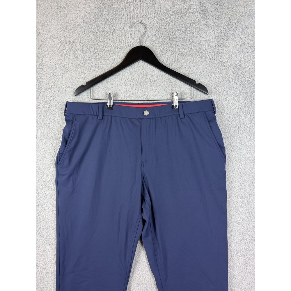 Redvanly Pants Mens 34x30 Blue Golf Performance Stretch Tapered Khakis 2XL Mens
